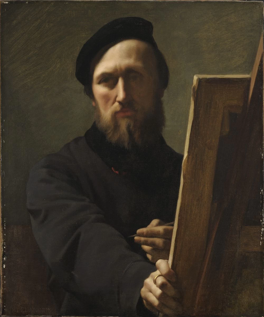 Hippolyte Flandrin - Autoritratto, Musée des Beaux, Arts, Lione